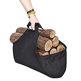 AXH Brennholz Aufbewahrung Tasche, Canvas Outdoor Camping Holz Log Carrier Matchbag, Picknick-Werkzeughalter im F