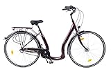 28 Zoll Alu Fahrrad City Bike Damen 3 Gang Nabenschaltung Tiefeinsteiger W