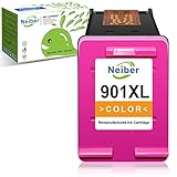 Neiber 901 XL Wiederaufbereitete Tintenpatrone als Ersatz für HP 901XL (1 Farbe) für OfficeJet 4500 G510n G510g G510a G510b G510h J4580 J4680 J4624 J4524 J4535 J4585 J4660 J4550 J4540 J4525 Druck