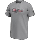 NFL T-Shirt Tampa Bay Buccaneers Iconic Tri-Code Trainer Logo Football Shirt grau (L)