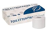 Toilettenpapier Premium 3-lagig | Vorteilspack mit 72 Rollen Klopapier | extra weich, reißfest und 100% CO2-neural | Vorratspack, 9 x 8 Rollen | aus hochwertigem hochweißen Z