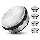 galace® Türstopper Boden schwer [4er Set] - Premium Türstopper Edelstahl Boden - Tür Stopper - Door Stopper - Türstopper Tür - Turstopper fur Boden - Bodentürstopper - Edelstahl Türstopper…
