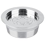 Uxsiya Kapselersatz, einfach zu reinigen, DIY Ihre eigene Kaffeekapsel mit 1 x Kapselbecher, 1 x kleine Bürste, 1 x 8 ml Löffel für Büro und Z