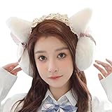 WINBST Katzenohren Ohrenschützer,Damen Ohrenwärmer Earmuffs Schutz Geschenk für F