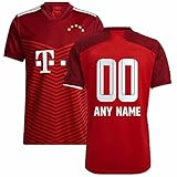 Benutzerdefinierte Fußball-Trikot 2021 Klub Zuhause & unterwegs Fußball-Shirt personalisiert beliebige Namensnummern für Fans Geschenk