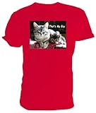 Tabby Cats T-Shirt That's my Boy, Rot - rot - Größe: S