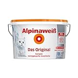 Alpinaweiß DO Spritz-Frei 4 Liter Innenfarbe weiß