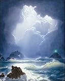 Kunstdruck/Poster: Hans-Werner SAHM Brandung - hochwertiger Druck, Bild, Kunstposter, 40x50