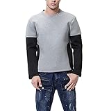 DAMX Herren Sweatshirt Pullover Pulli mit Rundhalsausschnitt Herren Sweatshirt Pullover Sweater Herren Pullover Sweatshirt Oversized Sweat Crewneck aus hochwertiger Baumwollmischung