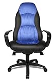 Topstar Speed Chair, Chefsessel, Bürostuhl, Schreibtischstuhl, inkl. Armlehnen, Kunstleder/Mikrofaser, schwarz/b