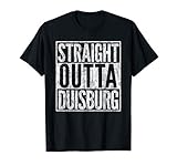 Straight Outta Duisburg Vintage Distressed Hip-Hop-Stil T-S