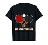 Old Schmetterhand Tischtennis Geschenk Tischtennisspieler T-S