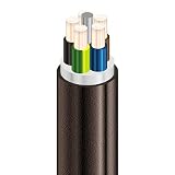 Starkstromkabel Erdkabel NYY-J 5x4 mm² 25m 50m 100m (25)