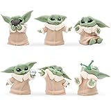 Star War Figuren - simyron 6 Stück Mini Figuren Set Cake Topper Themenparty Cake Figuren Deko Cake Torten Figuren Party Liefert für Kinder Geburtstag Party O