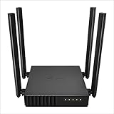 TP-Link WiFi Router Archer C54 AC1200 Dual AP/Router, 4x LAN, 1x WAN/ 300Mbps 2.4/ 867Mbps 5GHz, direkt zur Buchse, Indoor, AP/Client/