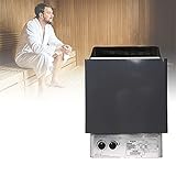 YCRD 220v Sauna HeizgeräT, Saunaofen, Saunaofen mit Interner Controller, 3/4.5/6kw Rostfreier Stahl Zeitreservierung Temperaturkontrolle Familie Hotel Spa Duschen,6kw