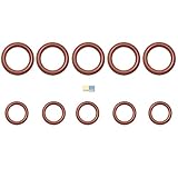 Europart 10029670 SET 5x2 Dichtung Dichtring O-Ring 9mmØ + 13mmØ für Auslaufstutzen Kaffeeautomat Kaffeemaschine passend wie Philips Saeco NM01.057 996530059419 + NM01.035 996530059399