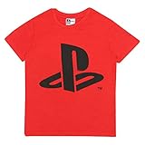 Playstation Spieler 1 Mädchen-T-Shirt Rot 122 | 6-15 Jahre, Gamer Geschenke, Spiele Mädchen Mode Top, Kinderkleidung, Kindergeburtstags-Geschenk-I