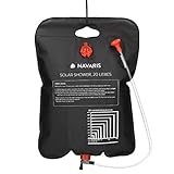 Navaris Campingdusche solar 20 L - Camping Dusche Solardusche - Campdusche Reisedusche kompakt - Camp Shower Outdoordusche mob