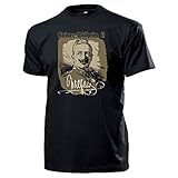 Kaiser Wilhelm II Friedrich Wilhelm Viktor Albert von Preußen - T Shirt #15814, Größe:XL, Farbe:Schw