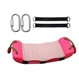 caihuashopping Schaukelsitz Portable Outdoor Schaukel Kinderspielzeug Hängesessel Warm Pad Innentürrahmen Einzelschaukel Schaukel (Color : Red)