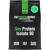 Soja Protein 90 Isolat | Schoko Minz Brownie | 100% Vegan, aus nachhaltigen Anbau | Fettarm, ohne Zuckerzusatz | Glutenfrei | THE PROTEIN WORKS | 500g