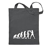 Kiwistar Evolution Tennis Spieler/in Tragetasche Baumwolltasche Stoffbeutel Umhängetasche Langer Henk