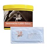 Bense & Eicke Bienenwachs-Lederpflege-Balsam 500 ml + Gratis Lederpflegetuch - Pflege von G