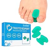 Thnkstaps Silicone Gel Toe Separator 8 Paar Silicone Gel toe Separator Gel Zehenspreizer Gel-Hammerzehen-Geradehalter Zehenspreizer Hallux Valgus Korrektor Zur Behandlung von B