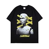 cpfm.xyz ASAP Rocky Testing T-Shirt Hip Hop Rapper Musik Baumwolle Rundhals Kurzarm Schwarz L