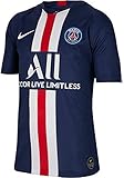 Nike Kinder PSG Breathe Stadium Heim Trikot Teamtrikot, Midnight Navy/White, XL