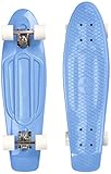 Ridge Skateboards Pastel 27' Cruiser Nickel Board, 69cm, EU-hergestelltes Skateboard, Komp