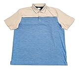 Greg Norman Herren Poloshirt, strukturiert, zweifarbig, Grau/Blau meliert (Zahnen), M