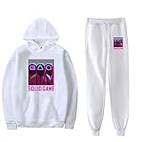 Squid Game Round Six Die Neueste HeißE Koreanische Tv-Serien-Bestenliste Anime Kapuzenpullover Sweatshirt Pullover LäSsig Outwear 3D Digitaldruck Teenager Geschenk Cosplay Herbst Winter Shirt C