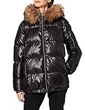 Geox Damen W BACKSIE W1428ST2843 Jacket, Black, 48