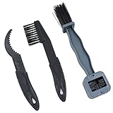 Fahrrad Kettenreinigungsgerät Kit Fahrradkettenreiniger Reinigung Scrubber Pinsel mit Ritzelbürste Ketten Reinigung Gerät Reiniger Reinigungsgerät - Geeignet für alle Arten von F