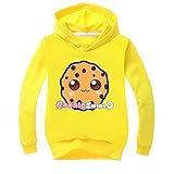 Cookie Swirl C Hoodies für Jungen Mädchen Unisex Kinder Cartoon Langarm T-Shirt Cookie Swirl C Sweatshirt für Kinder, gelb, 5-6 J