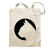 Kiwistar Katzenkopf Cat Head Turnbeutel Fun Rucksack Sport Beutel Gymsack Ziehg