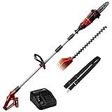 Einhell Akku Multifunktionswerkzeug GE-HC 18 Li T Kit (18V, 3Ah), 2-in-1 Heckenschere und Motorsäge, Oregon Schwert, inkl. Wechselakku & Ladeg