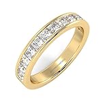 BuyFineDiamonds Damen - Gold 18 Karat (750) 18 Karat (750) Gelbgold Prinzess D