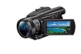 Sony FDR-AX700 4K HDR Ultra-HD-Camcorder (1 Zoll Exmor RS Stacked Sensor, 3,5“ Touch-Display, 4K HDR Aufnahme, Fast-Hybrid Autofokus mit 273 Fokuspunkten, 40-Fach Super-Slow-Motion) schw