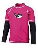 Beco Unisex Kinder Sealife T-Shirt, Pink/Schwarz, 152