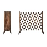 Holz-Gartenzaun, Freistehender Teleskop-Maschenzaun-Einfassungs-Zaun Sichtschutz-Zaun/Pflanzen Tier-Schutzzaun, Vier Größ