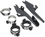 Memphis Shades MEM8992 Trigger-Lock Mount Kit für Yamaha XVS650/1100A V-Star Classic Modelle 1998-2015, Schw