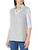ONLY Damen ONLCORA Vest EX KNT Pullunder, Light Grey Melange, M