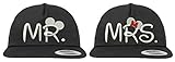 Youth Designz Baseball Kappe Snapback Cap Modell MR. & MRS. - Schw