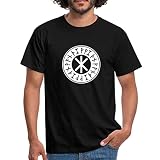 Spreadshirt Odins Schutz Symbol Männer T-Shirt, XL, Schw