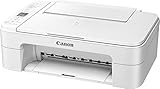 Canon PIXMA TS3151 Farbtintenstrahl-Multifunktionsgerät (Drucken, Scannen, Kopieren, 3,8 cm LCD Anzeige, WLAN, Print App, 4.800 x 1.200 dpi), weiß