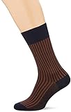 FALKE Herren Oxford Stripe Socken, lila (ink 6130), 39-40