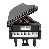 Mini Piano Model 8cm Piano Ornament Musikinstrument Modell Miniatur Piano Tisch Craft Ornament für Weihnachten Geburtstagsgeschenk Musikliebhab